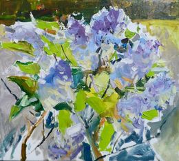 Peinture, Lilac Blossoms, Yehor Dulin