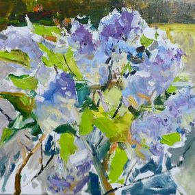 Painting, Lilac Blossoms, Yehor Dulin