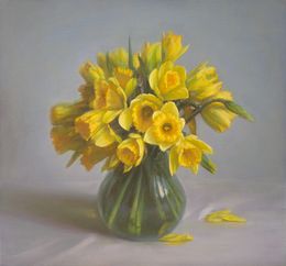 Painting, Narcissus, Irina Trushkova