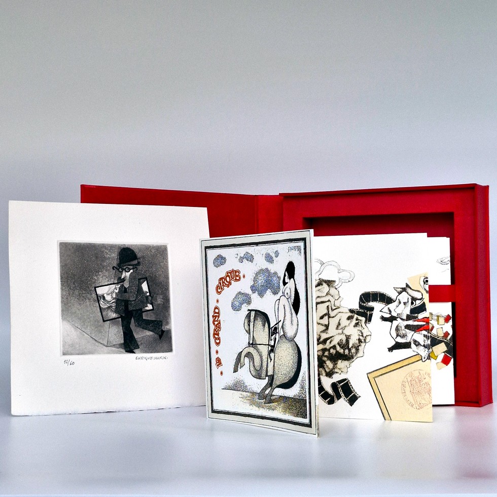 Enrique Marin, Le grand cirque / Coffret + Gravure Enrique Marin, Le grand cirque / Coffret + Gravure