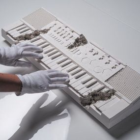 Sculpture, Future Relic 09 (Keyboard), Daniel Arsham