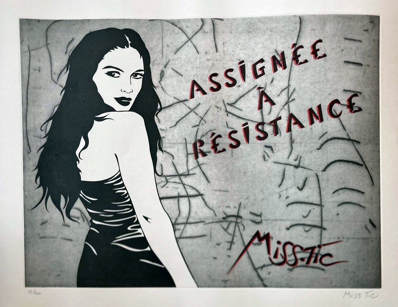 Miss.Tic, Assignée à résistance Miss.Tic, Assignée à résistance