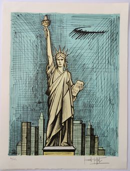 Print, La statue de la liberté, Bernard Buffet