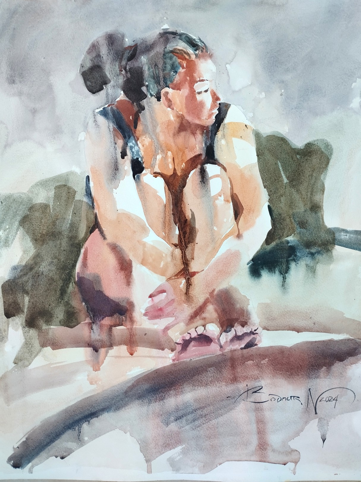 Nadia Bodnar, Couleur de Femme 1 / série Nus Nadia Bodnar, Couleur de Femme 1 / série Nus