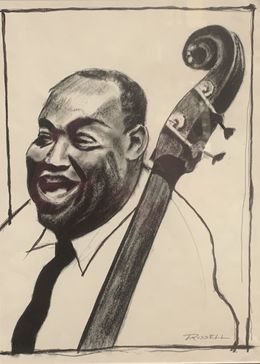 Fine Art Drawings, The Blues Boss, Jay Russell