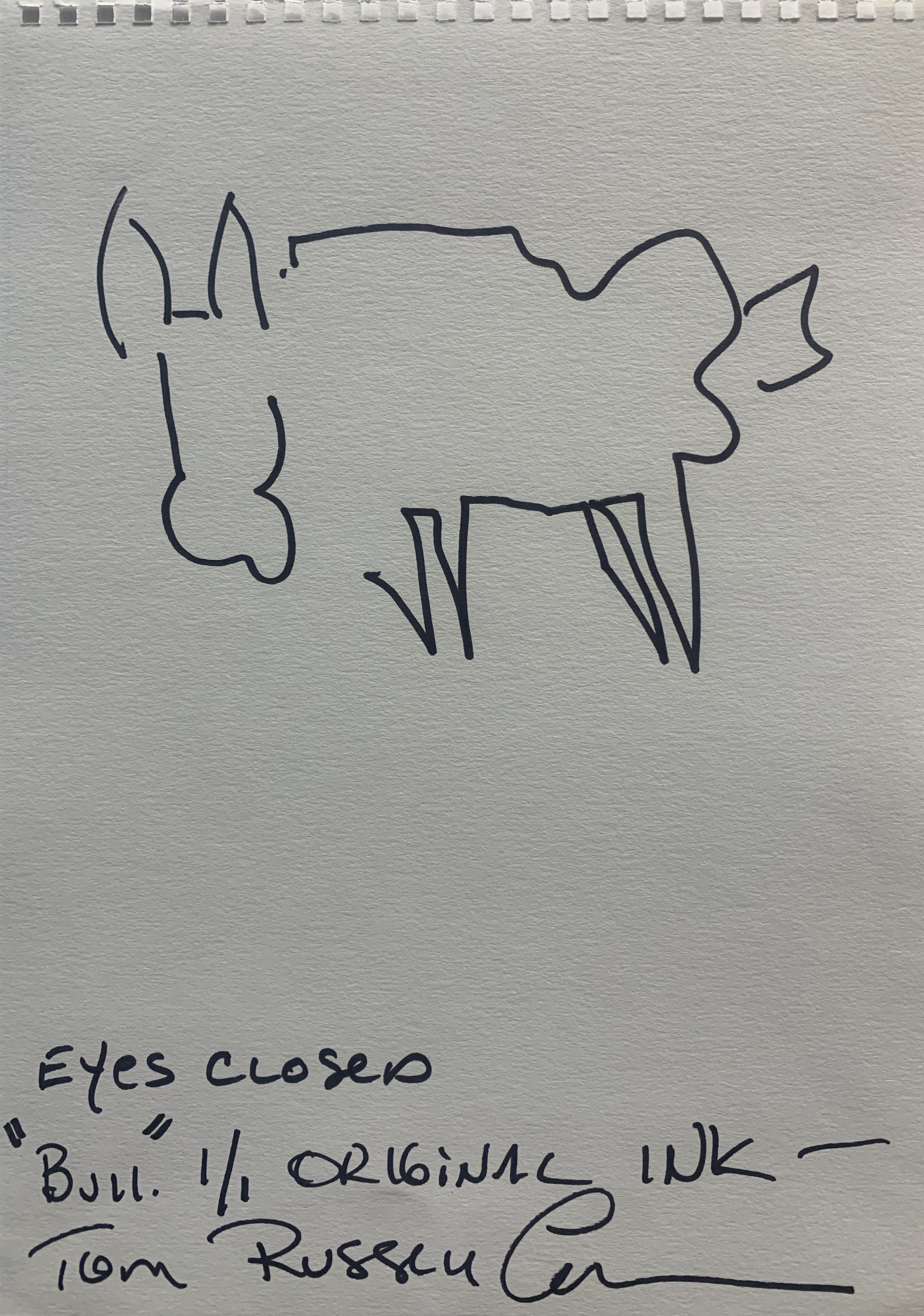 Tom Russell, Bull, With My Eyes Closed Tom Russell, Bull, With My Eyes Closed