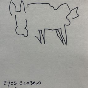 Dessin, Bull, With My Eyes Closed, Tom Russell