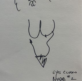 Fine Art Drawings, Nude #2, With My Eyes Closed, Tom Russell