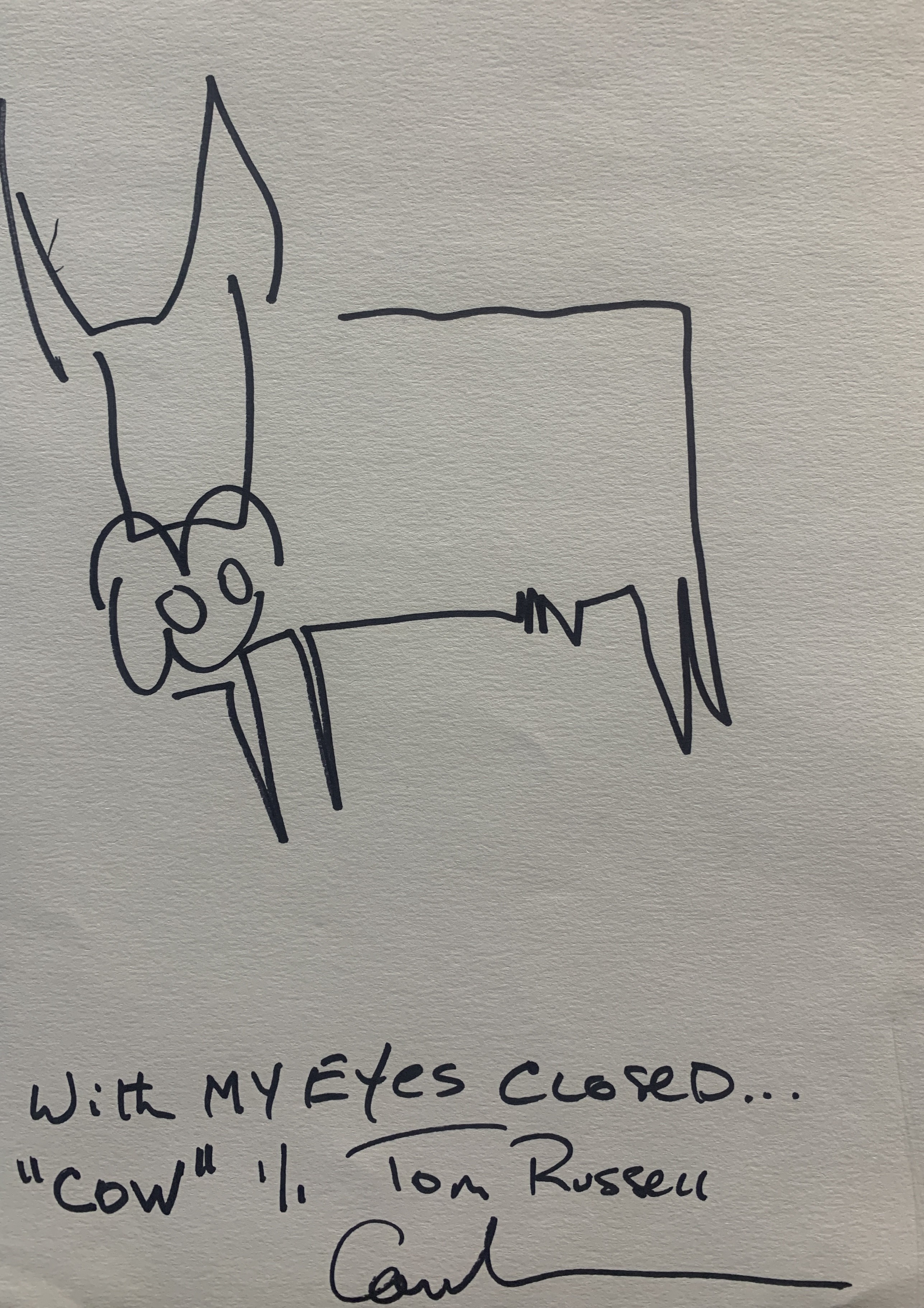 Tom Russell, Cow, With My Eyes Closed Tom Russell, Cow, With My Eyes Closed