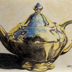 Zeichnungen, Teapot, Elaine Clarfield-Gitalis