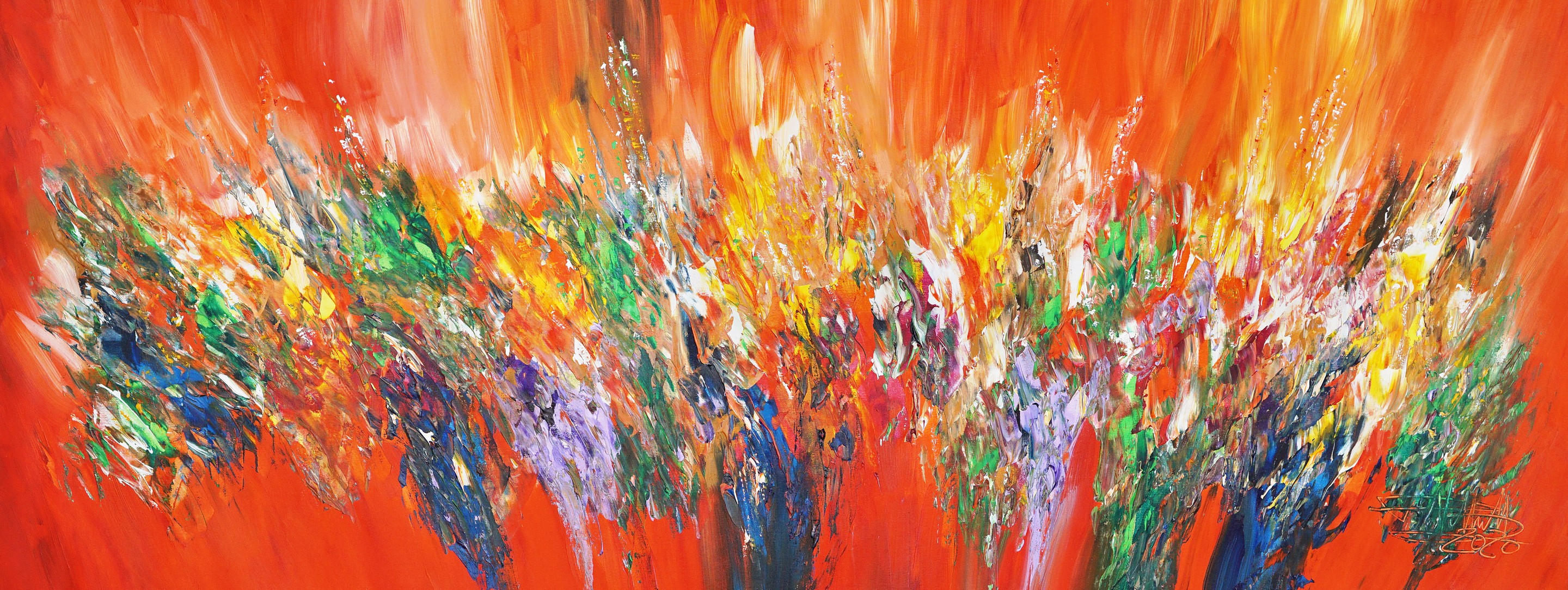 Peter Nottrott, Stick: Orange Red Energy 1 Peter Nottrott, Stick: Orange Red Energy 1