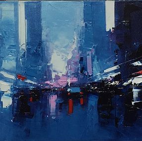 Painting, At twillight NYC, Daniel Castan