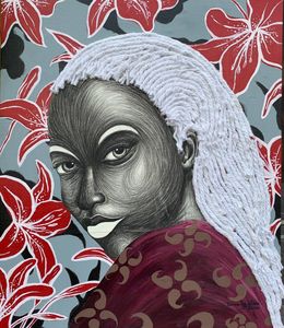 Painting, Woman of Integrity, Taiwo Oguntola