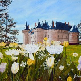 Painting, Château de Chaumont, Gyslaine Pachet-Micheneau