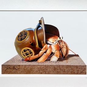 Edición, The Hermit (signed ed. 100), Josh Keyes