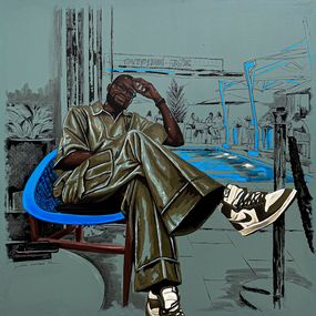 Pintura, We Outside 1 (Escape Route), Eyitayo Alagbe