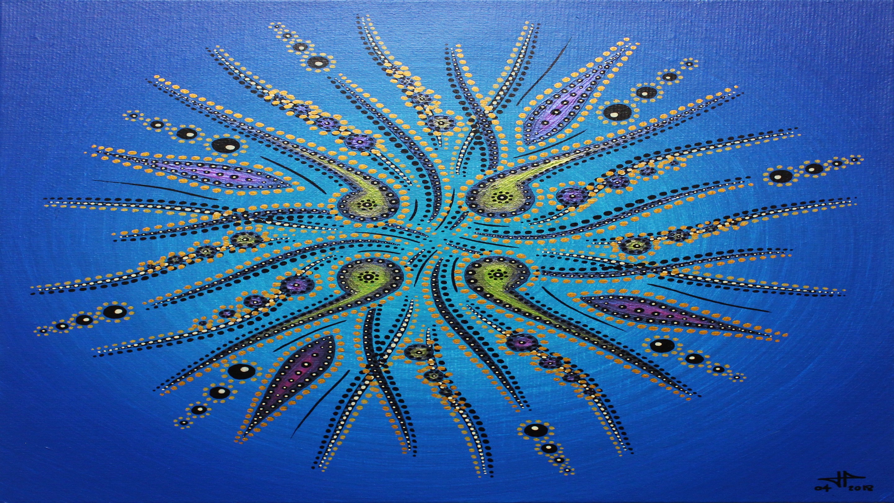 Jonathan Pradillon, Mouvement de forme bleue Jonathan Pradillon, Mouvement de forme bleue