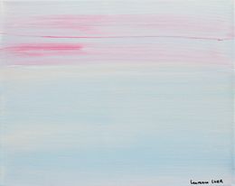 Painting, Jour Serein - Abstraction minimaliste colorée, Laurence Lher