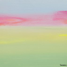 Painting, Nouveau Printemps - Abstraction minimaliste colorée, Laurence Lher