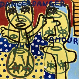 Painting, Amour danger, Renaud Philippot