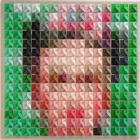 Peinture, Mise en plis Frida, Gisèle Zanellato