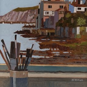 Painting, View of Staithe, Mike Hall