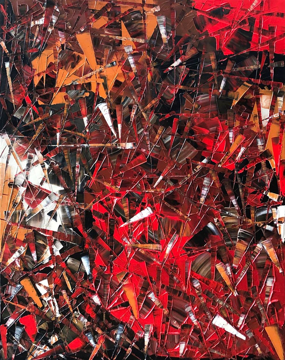 Alain Bécanne, Peinture 12-2021-84 Alain Bécanne, Peinture 12-2021-84