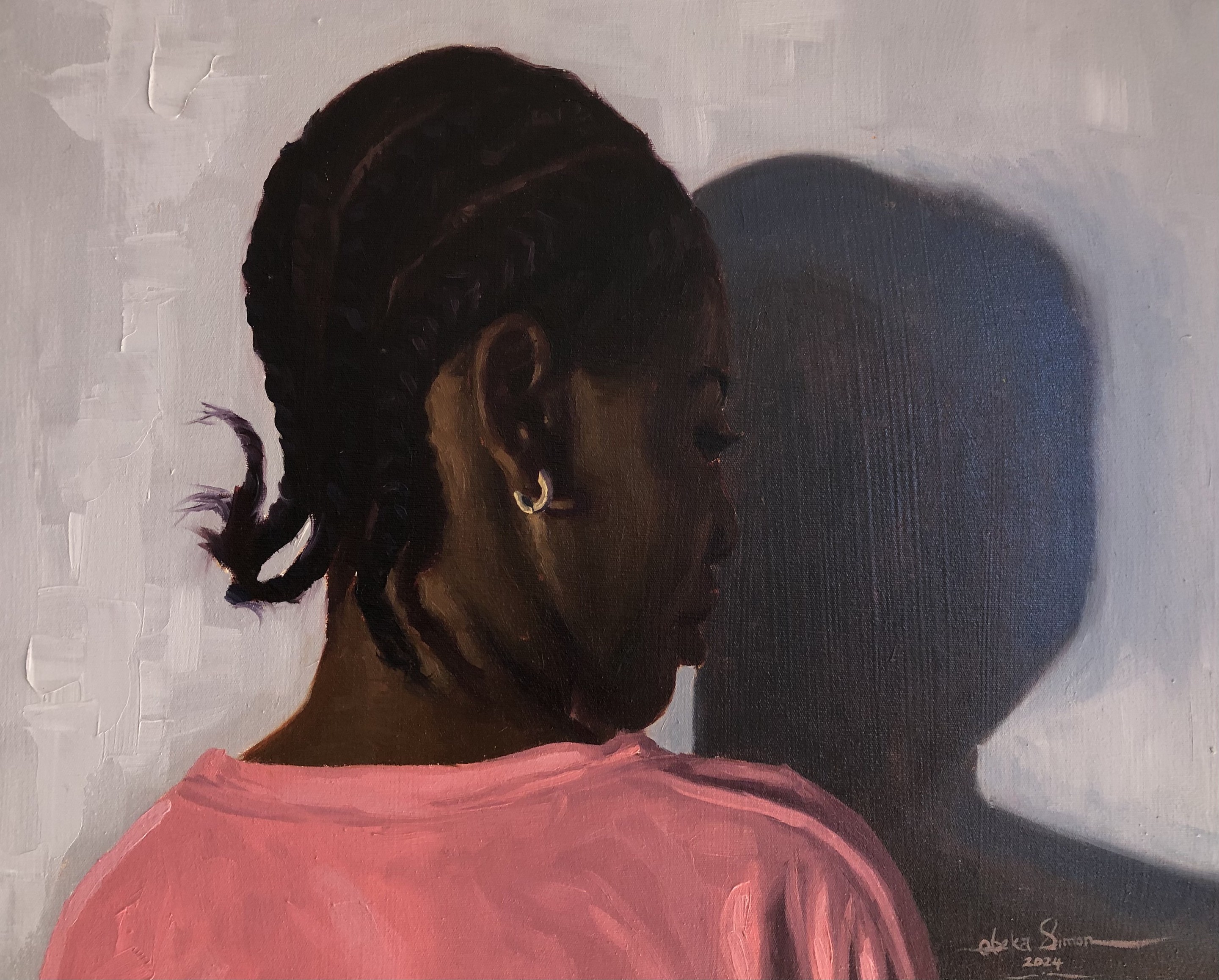 Obeka Simon, Sometimes I Talk To My Shadow 1 - 21st Century, Contemporary, Figurative, Women (1) Obeka Simon, Sometimes I Talk To My Shadow 1 - 21st Century, Contemporary, Figurative, Women (1)