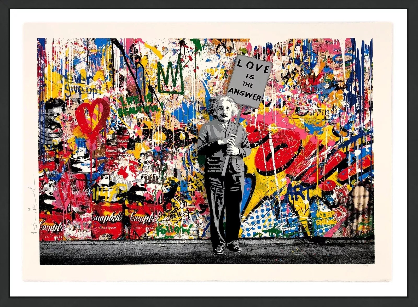 Mr Brainwash, M=BW² - Collage Mr Brainwash, M=BW² - Collage
