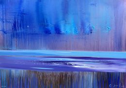 Painting, Movement in blue, Katsiaryna Sumarava