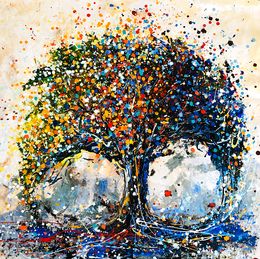 Peinture, Tree of life 3, Dam Domido