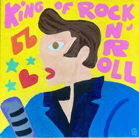 Peinture, King of rock'n'roll, Gilles Alliaume