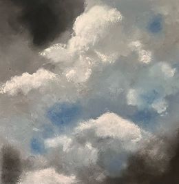 Painting, Ciel d’orage, Catherine Muguet