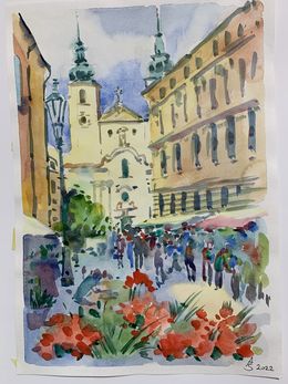 Painting, Prague -Love, Sona Adalyan