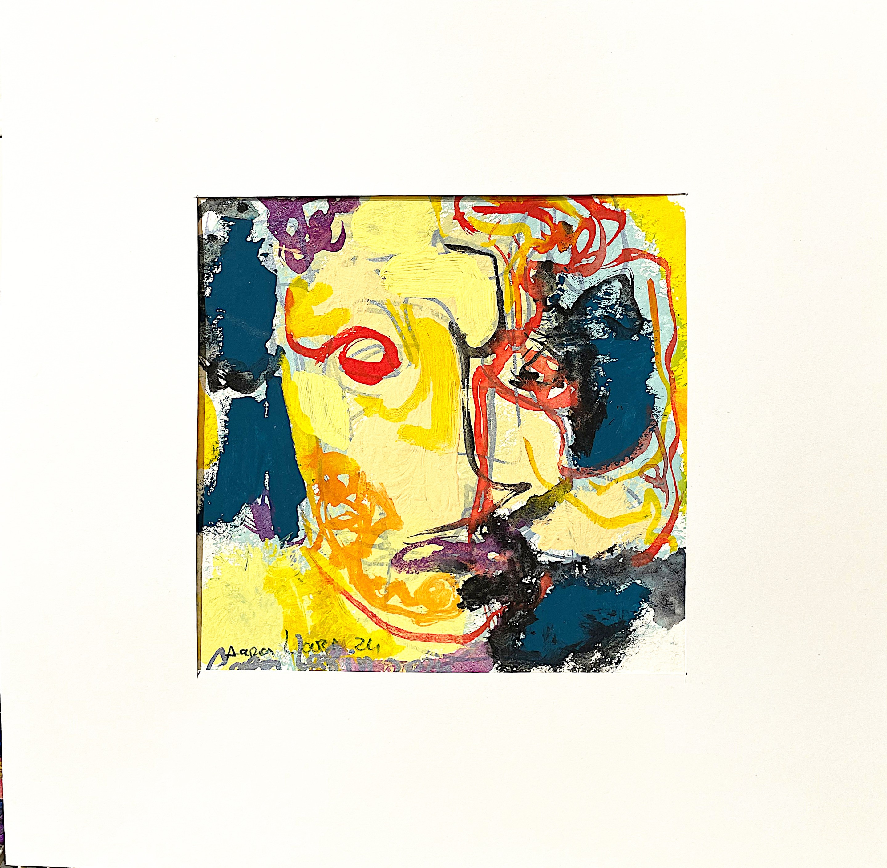 Aaron Labin (Grigoryan), Blue portraite Aaron Labin (Grigoryan), Blue portraite