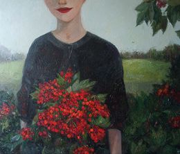 Painting, Viburnum, Galya Popova