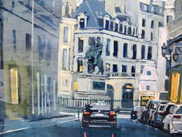 Painting, Place des Victoires, Adrien Faveau