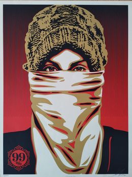 Edición, Occupy Protestor, Shepard Fairey (Obey)