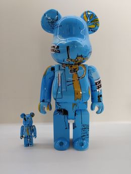 Diseño, Bearbrick Jean-Michel Basquiat #4 100% & 400% Set, Bearbrick