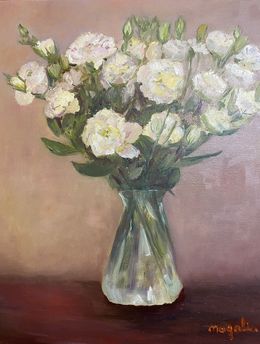 Pintura, Bouquet de Lisenthius, Magali Palatan