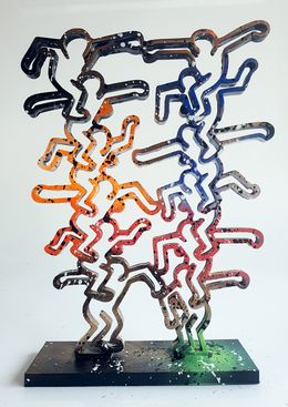 Sculpture, Acrobates Haring, Spaco