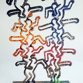 Sculpture, Acrobates Haring, Spaco