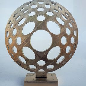 Sculpture, Gold world vasarely, Hayvon