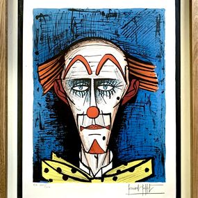 Print, Clown sur fond bleu, Bernard Buffet