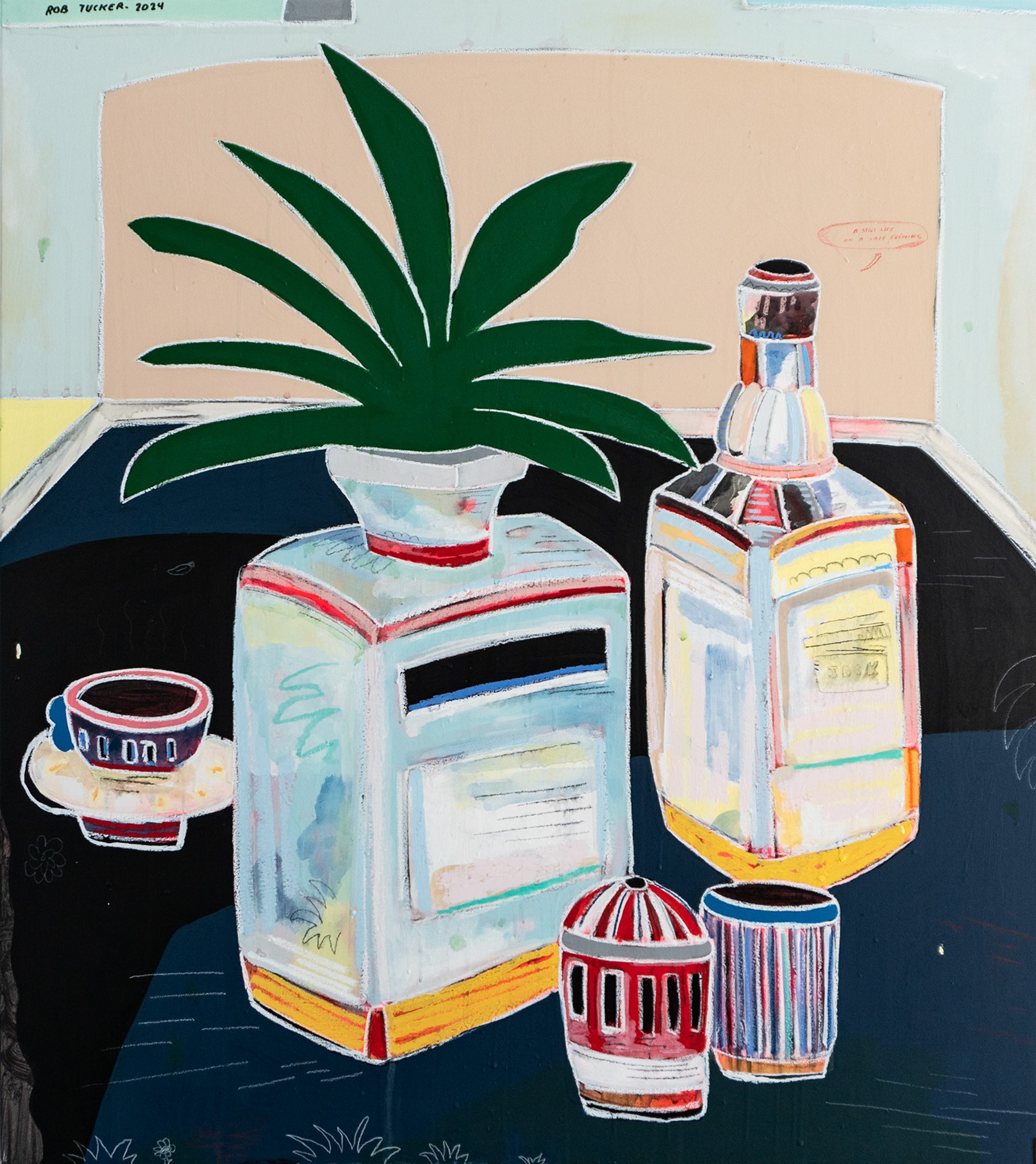 Rob Tucker, A still life on a late night Rob Tucker, A still life on a late night