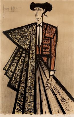 Drucke, Le Toréador Escamillo (Grand format), Bernard Buffet