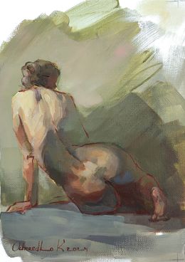 Painting, Minute of desire, Kateryna Ocheredko