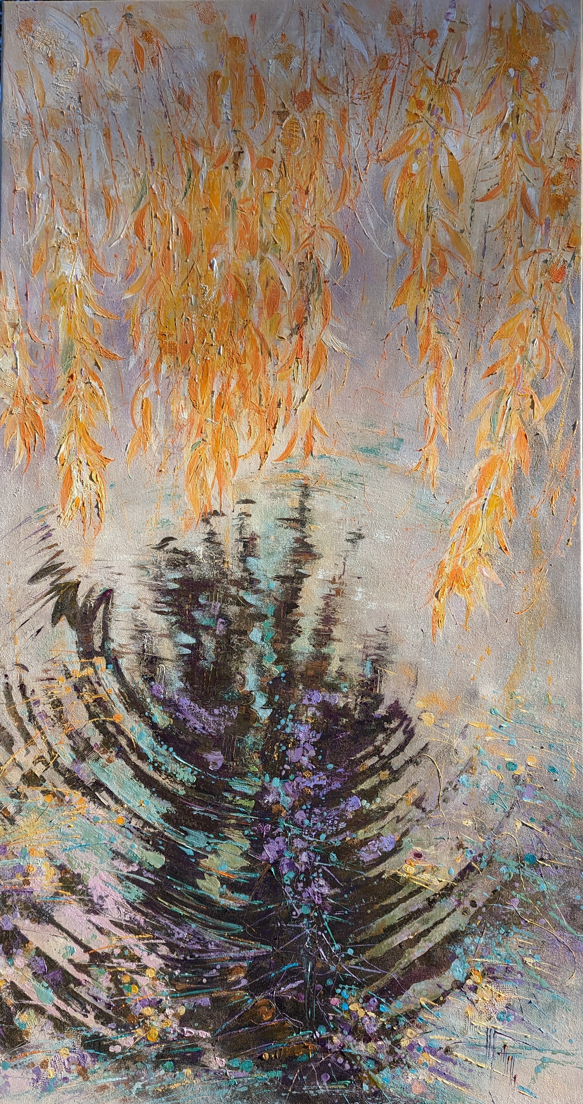 Nadine Pillon, Arbre saule, Frisson du paysage Nadine Pillon, Arbre saule, Frisson du paysage