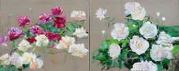 Painting, Peonies, Yehor Dulin