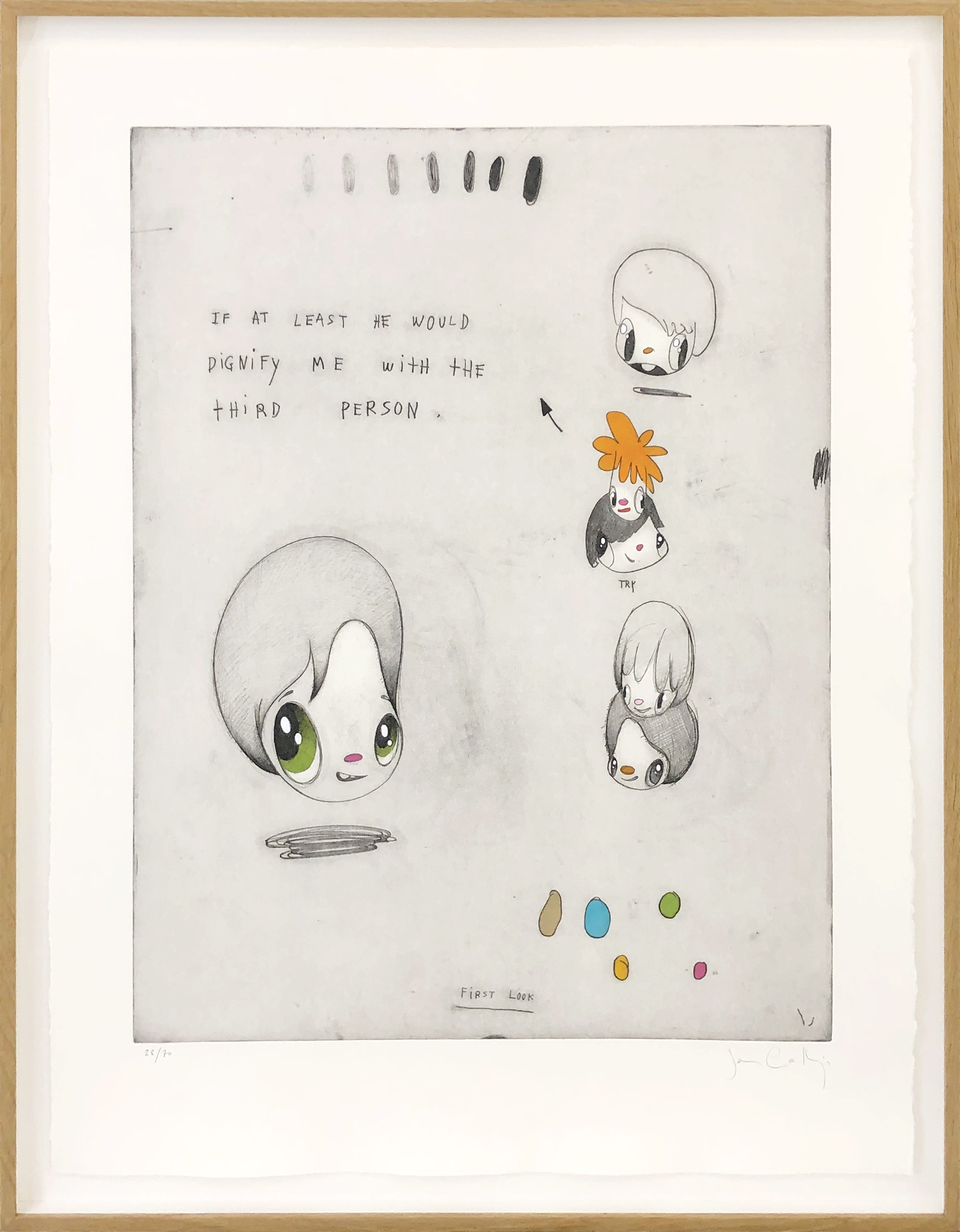 Javier Calleja, First Look (hand finished etching) Javier Calleja, First Look (hand finished etching)